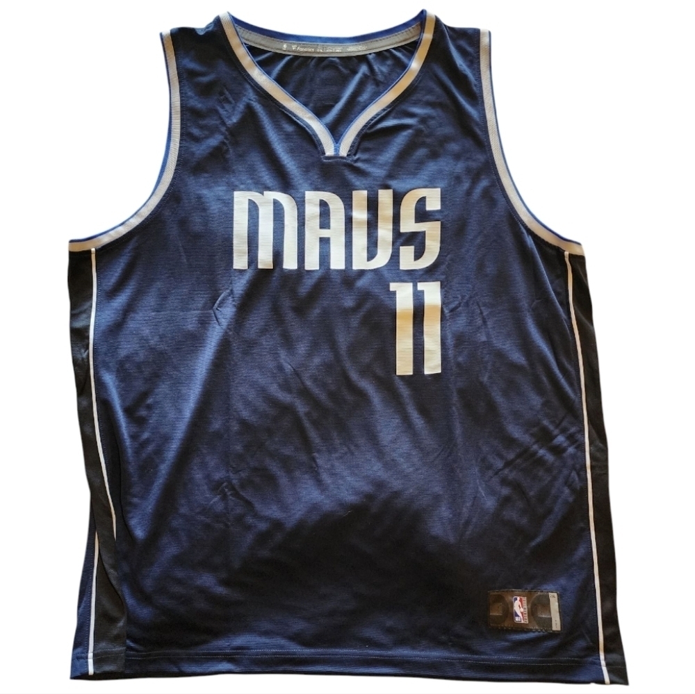 Fanatics Fast Break Tim Hardaway Jr. Mavericks Jersey Navy Blue Size 2XL